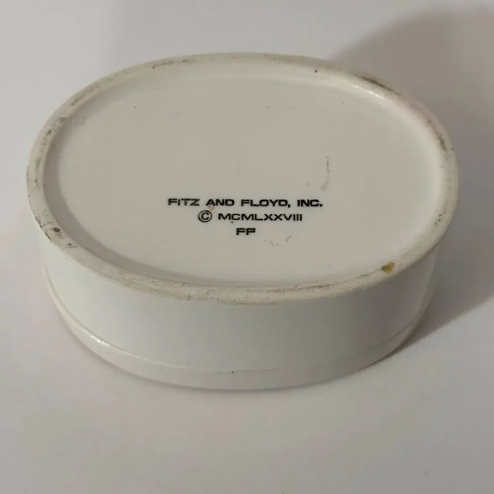 Fitz and Floyd Trinket Box 1978